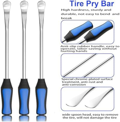 PINKJOY 15" Tire Spoon Kit, Motorcycle Tire Changer Tire Removal Tool - Image 6
