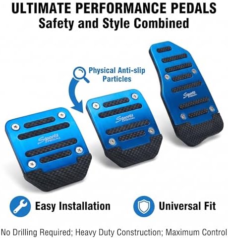 3 PCS Car Pedals Pads, Anti-slip Design, Manual Transmission Accelerator Brake - Image 6