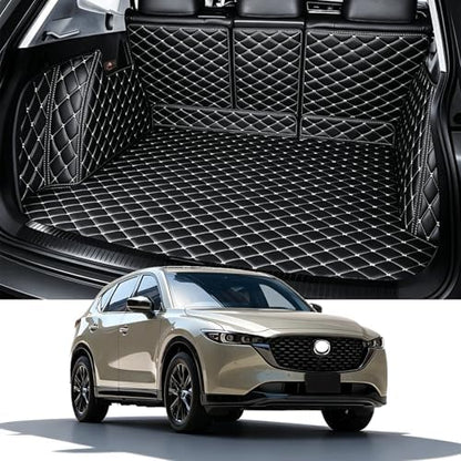 Trunk Mat Compatible with 2017-2025 Mazda CX-5 Cargo Mat Full Coverage Cargo by Unknown