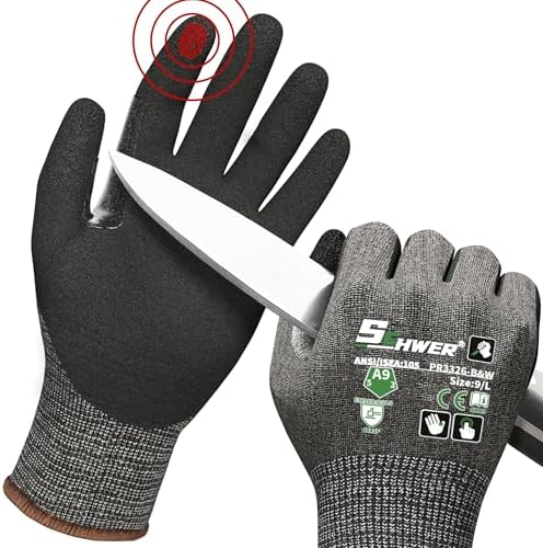 Schwer ProGuard High Level Cut Resistant Work Gloves by SCHWER