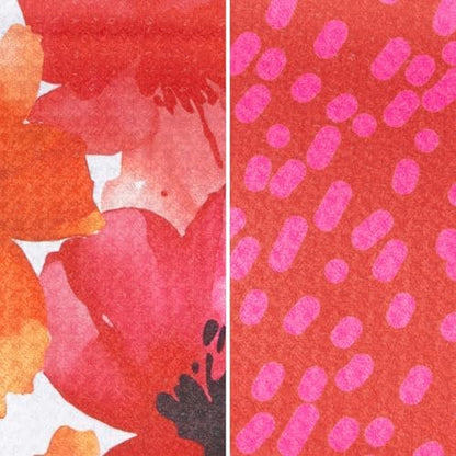 Ritz 6-Piece Poppy & Long Dots Microfiber Dish Cloth Set – Vibrant Watercolor - Image 2