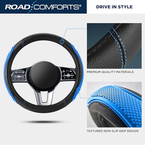 Road Comforts Car Steering Wheel Cover - Image 5
