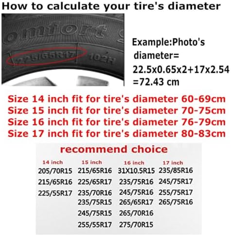 Mexico American Flag Spare Tire Cover, Universal Waterproof & Dustproof Wheel - Image 6