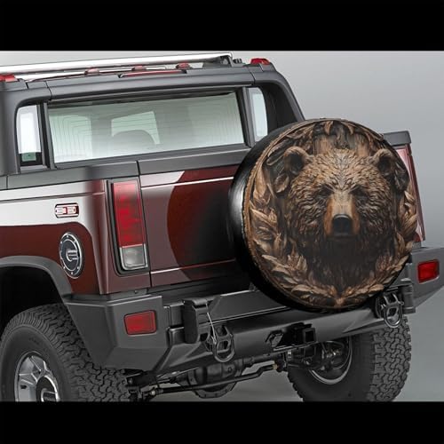 Bear Spare Tire Cover Wheel Protectors Weatherproof Sun Protection Covers - Image 6
