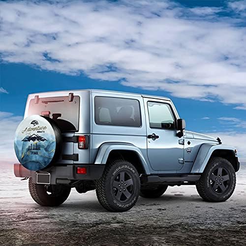 Siski Adventure Awaits Go Find It Spare Tire Cover Wheel Protectors - Image 3