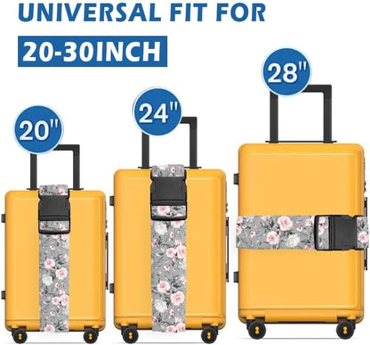 Luggage Straps for Suitcases Travel Belt Accessories, Cute Suitcase Strap - Image 2