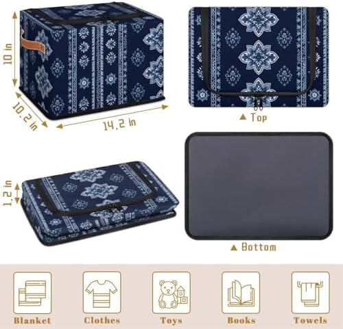 Storage Bins With Zipper Lid, Collapsible Trunk Organizer, Car Organizers and - Image 3
