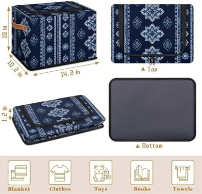 Storage Bins With Zipper Lid, Collapsible Trunk Organizer, Car Organizers and - Image 3