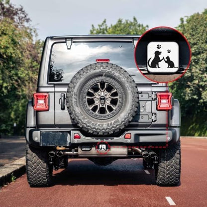 Dog and Cat Love Tow Hitch Covers Heavy Duty Rubber Trailer Hitch Cover 2" - Image 6