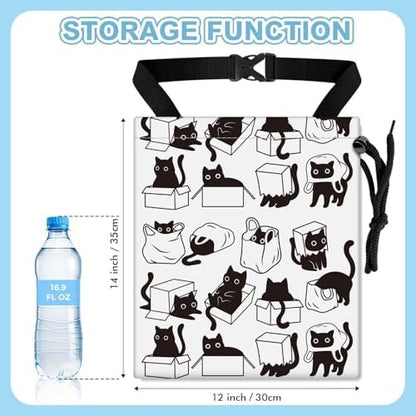 Playful Black Cat Car Trash Bag - Image 2