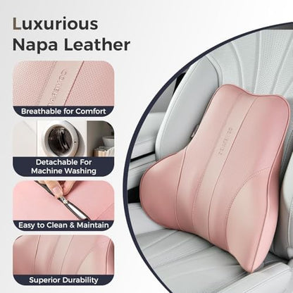 Coverado Lumbar Support Pillow for Car, Ergonomic Memory Foam Back Pillow for - Image 5