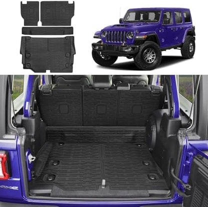 Cargo Mat with Seat Back Cover Fit by Utiiy