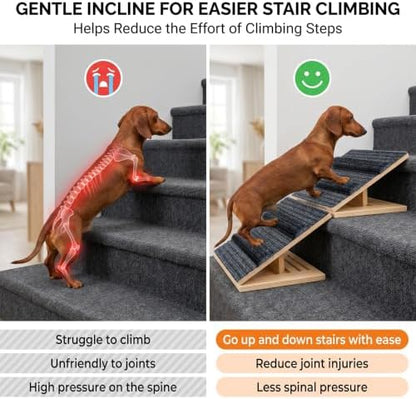 Upgraded Dog Ramps for Stairs, Adjustable Stair Ramp for Dogs - Image 6