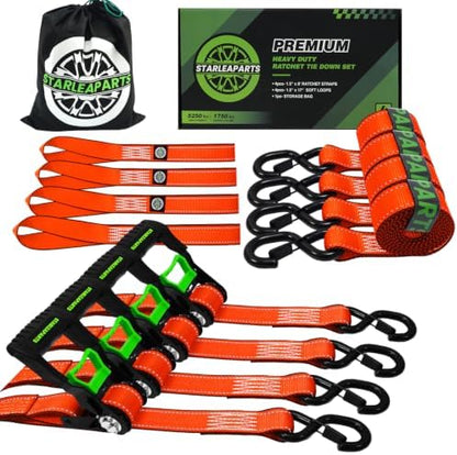 Motorcycle Tie Down Straps by STARLEAPARTS
