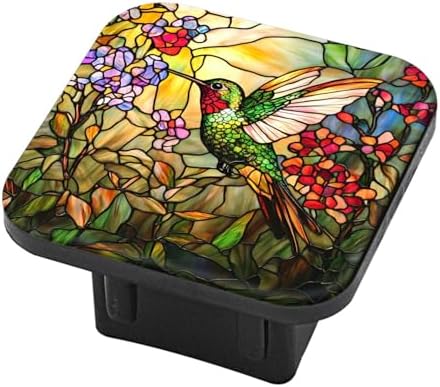 Hitch Cover Fits for 2-Inch Hitch, Hummingbird in Stained by PATBIXES