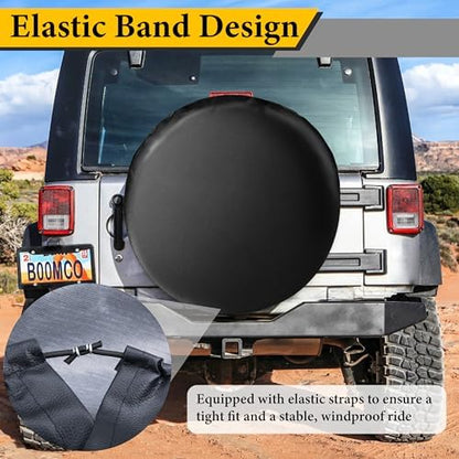 BFXM Spare Tire Cover, Fits Entire Tire Diameters 31.5-32.7 Inch - Image 6