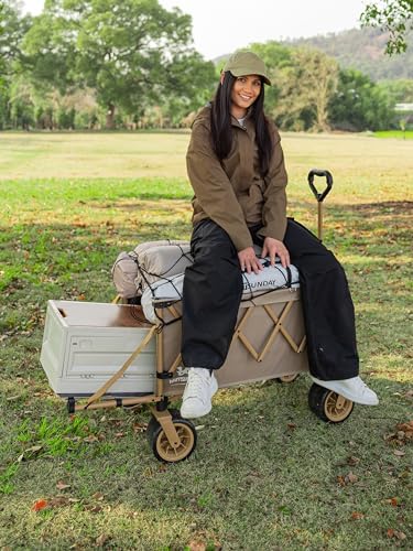 Whitsunday Collapsible Folding Wagon Heavy Duty Utility Beach Wagons - Image 5