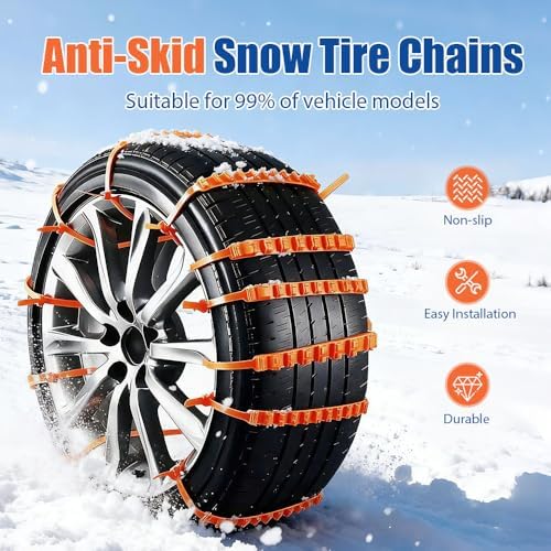 Universal Anti-Skid Snow Tire Chains, 2026 New Emergency Traction Cables - Image 4