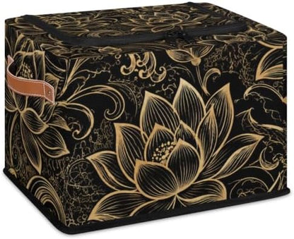 Storage Bins With Zipper Lid, Collapsible Trunk Organizer, Car Organizers and by YLYNIU