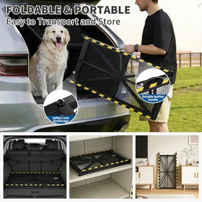 71" × 20" Vehicle Pet Ramp, Steel Dog Ramp - Image 7