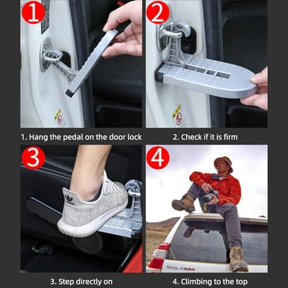 Car Door Pedal, Portable and Universal roof Channel, high-Strength Foldable - Image 7