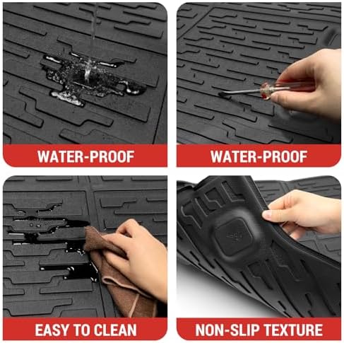 Cargo Liner Fit for 2021-2025 Jeep Wrangler JL Unlimited 4XE 4 Door, Cargo Mat - Image 5