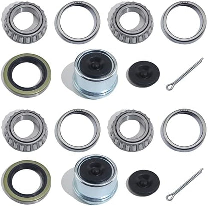 2Sets Trailer Hub L44649 Bearings Kits by GREPSPUD