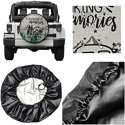 Making Memories One Campsite at a Time Spare Tire Cover Wheel Protectors Tyre - Image 7