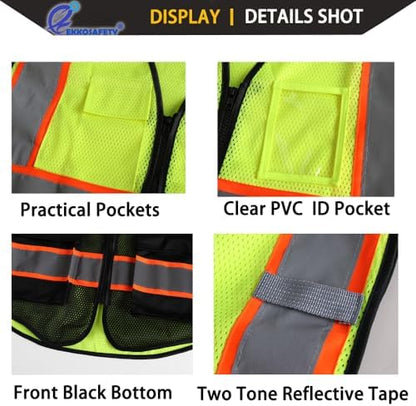 Hi Vis Reflective Safety Vest for Men Women - Image 6