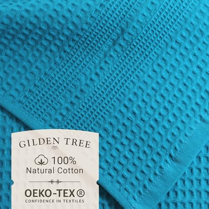 GILDEN TREE Waffle Hand Towels for Bathroom Quick Dry Towel Super Absorbent - Image 2