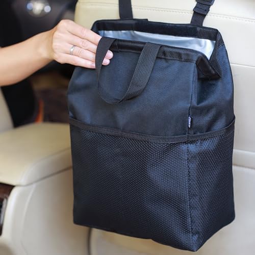Ginsco New Leak-Proof Travel Car Trash Bag, 3.5 Gallons Large Capacity Hanging by Ginsco