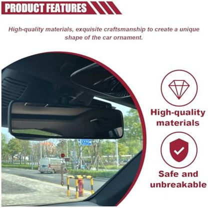 smilfuy 2PCS Car Rosary for Rearview Mirror - Image 5