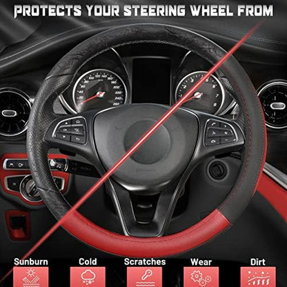 SEG Direct Car Steering Wheel Cover - Image 4