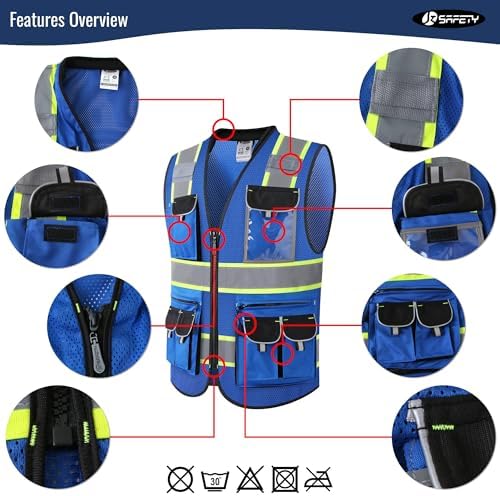 JKSafety Reflective Safety Vest - Image 4