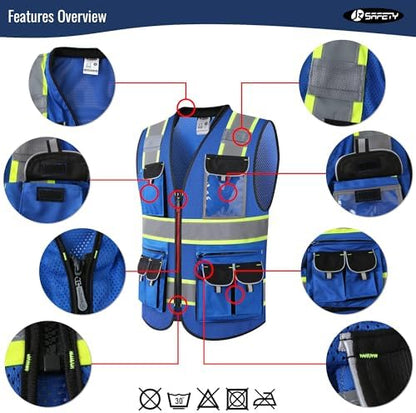 JKSafety Reflective Safety Vest - Image 4
