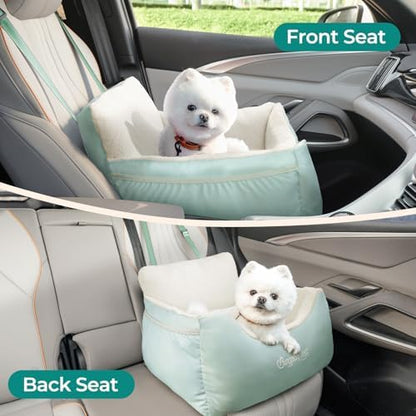 BurgeonNest Dog Car Seat for Small Dogs & Cats Under 25 lbs - Image 3