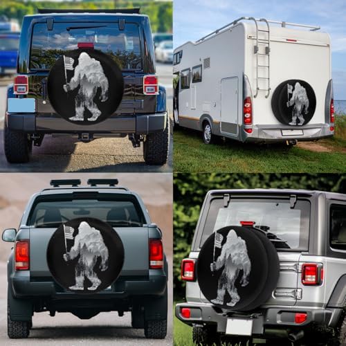 Bigfoot American Spare Tire Cover Dust-Proof Wheel Protector - Image 6