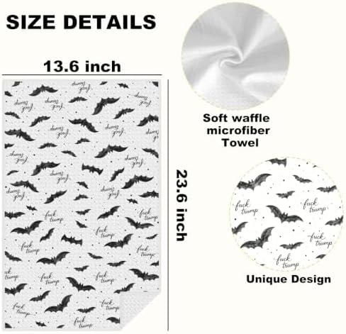 Spotted Bats Trump Kitchen Towels Funny Gifts - Image 2