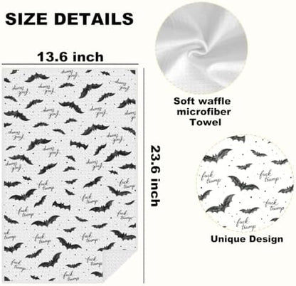 Spotted Bats Trump Kitchen Towels Funny Gifts - Image 2