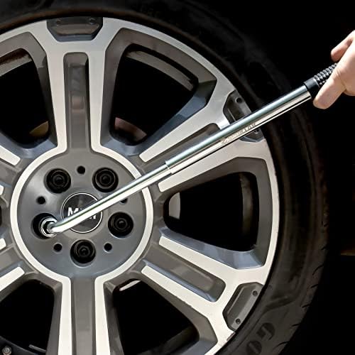 Spurtar Telescoping Lug Wrench 1/2 Drive 17/19mm 21/23mm Sockets - Image 2