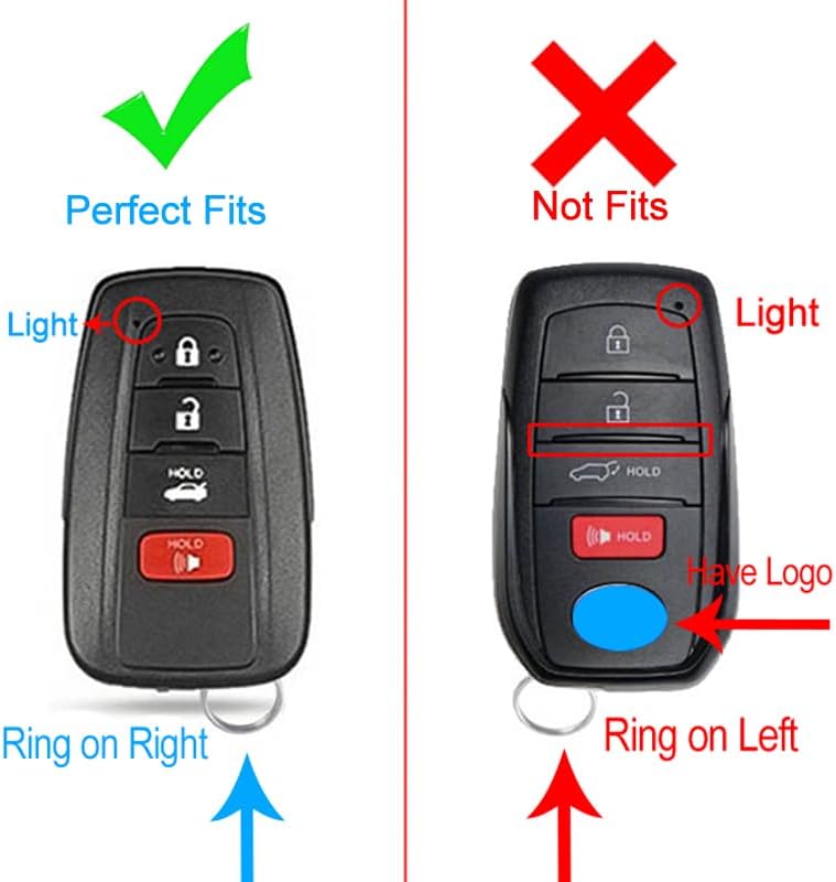 for Toyota Key Fob Cover, for Camry RAV4 Highlander Avalon GT86 Key fob case - Image 3