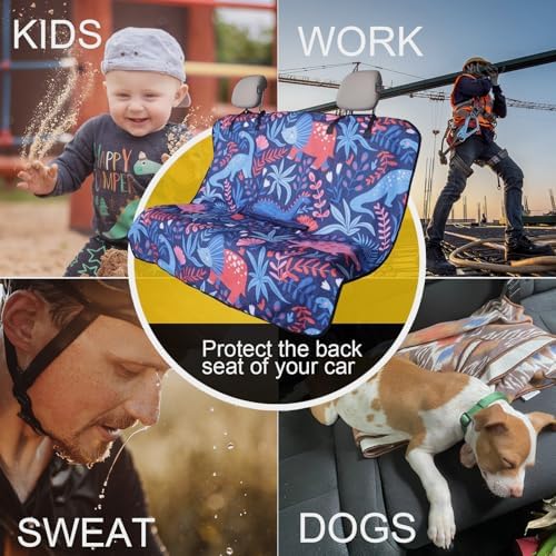 Back Seat Cover for Car Trucks Van SUV Jeep, Waterproof Rear Bench Towel Seat - Image 6