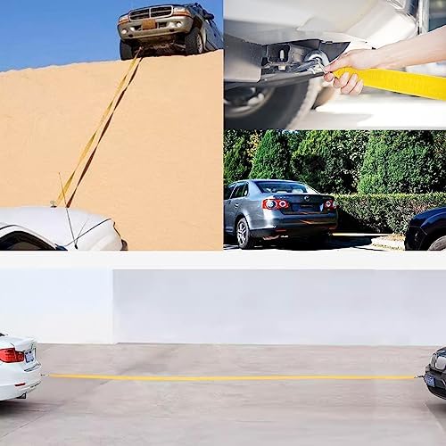 Tow Strap with Hooks 2”x20’ 15, 000 LBS, Tow Rope Metal Safety Hooks - Image 6
