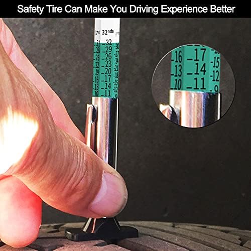 GODESON Pack of 100 Smart Color Coded Tire Tread Depth Gauge - Image 6
