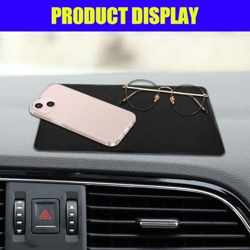 Car Dashboard Anti-Slip Silicone Pad, 7.5''x4.7'' Sticky Adhesive Mat - Image 6