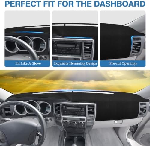 FIILINES Dash Cover for 2003-2009 Toyota 4Runner, Dashboard Mat Exact Fit for - Image 4