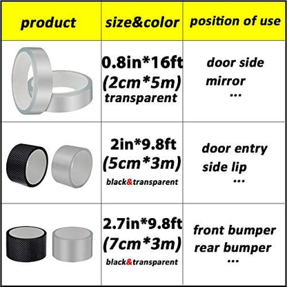 QBUC Car Door Entry Guards Scratch Cover Protector Paint Threshold Guard - Image 6