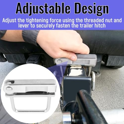 22325 Heavy Duty Anti-Rattle Hitch Clamp Tightener - Image 6