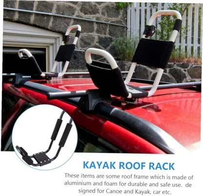 2 Pcs J Shaped Kayak Roof Rack for Car SUV Truck Crossbar Mount - Image 6