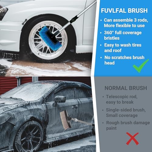 72" Long Handle Car Wash Brush - Image 7